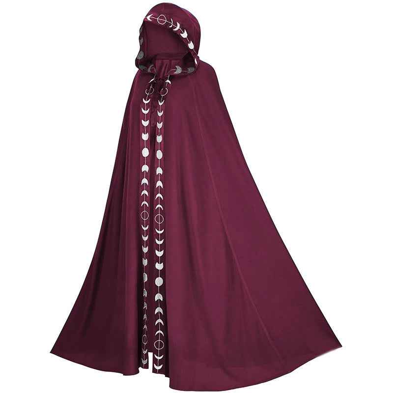 Hooded Cloak Medieval Renaissance Halloween Cosplay costume