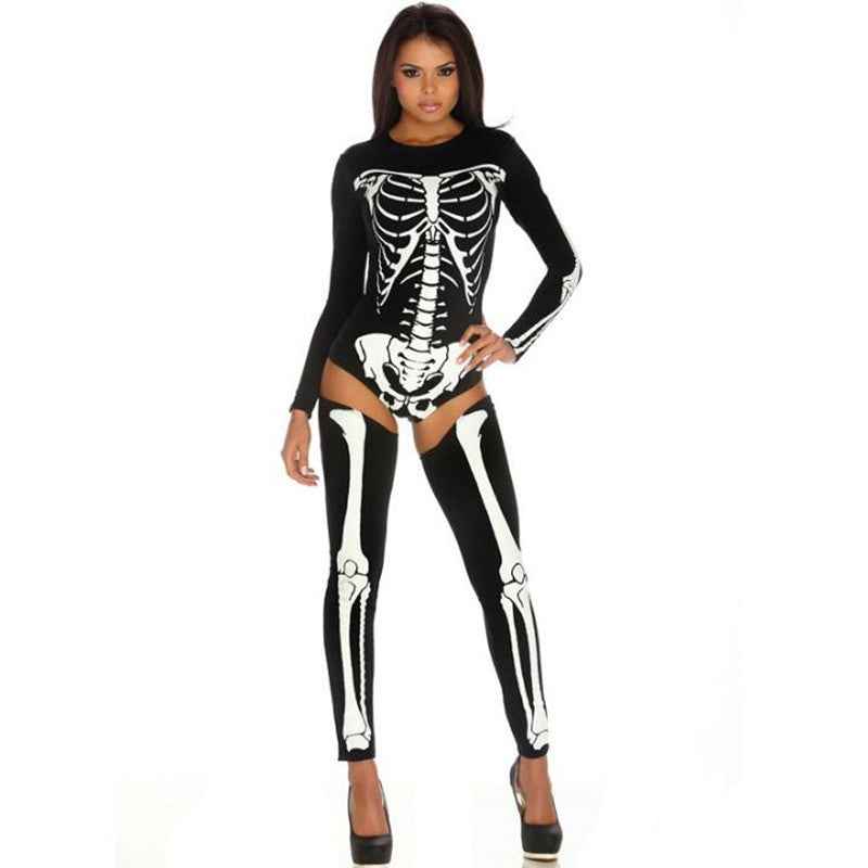 Halloween Cosplay Costume Skull Zombie