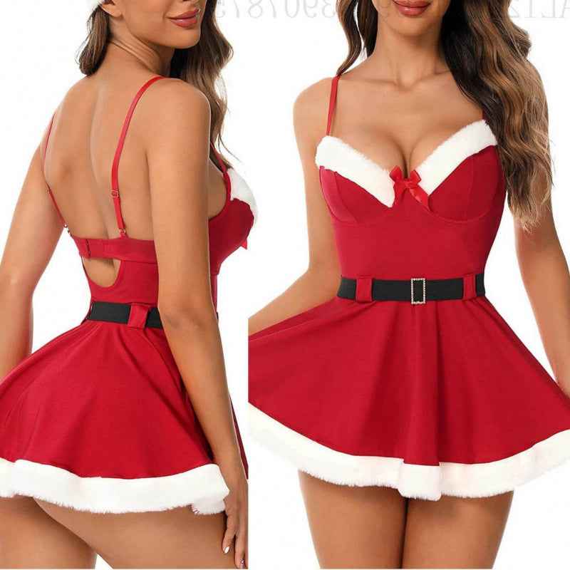 Passion Christmas Role-playing Lingerie Dress