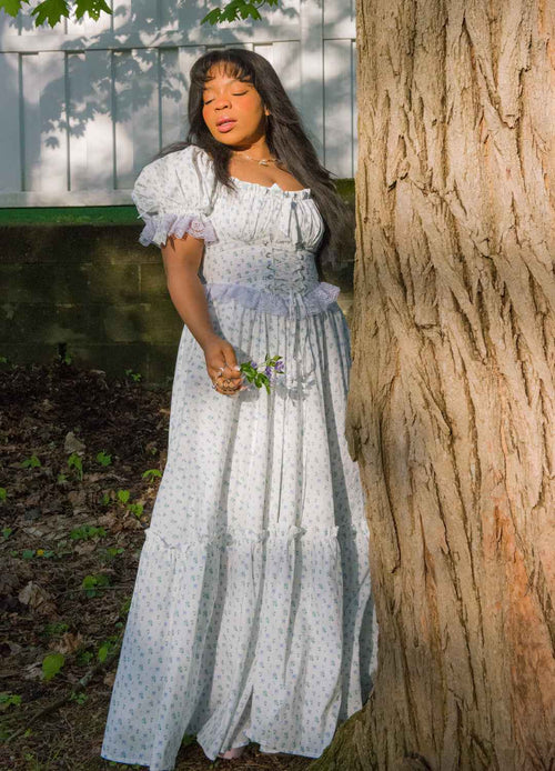 Blue Rose Princess Gown