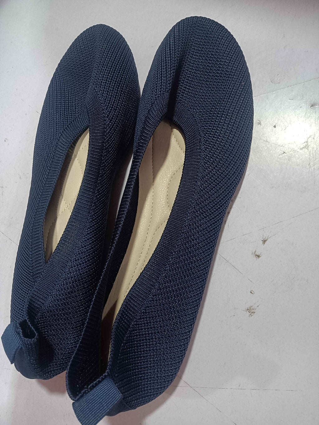 Round Toe Flats Comfortable Soft Slip On Mesh Shoes For Women