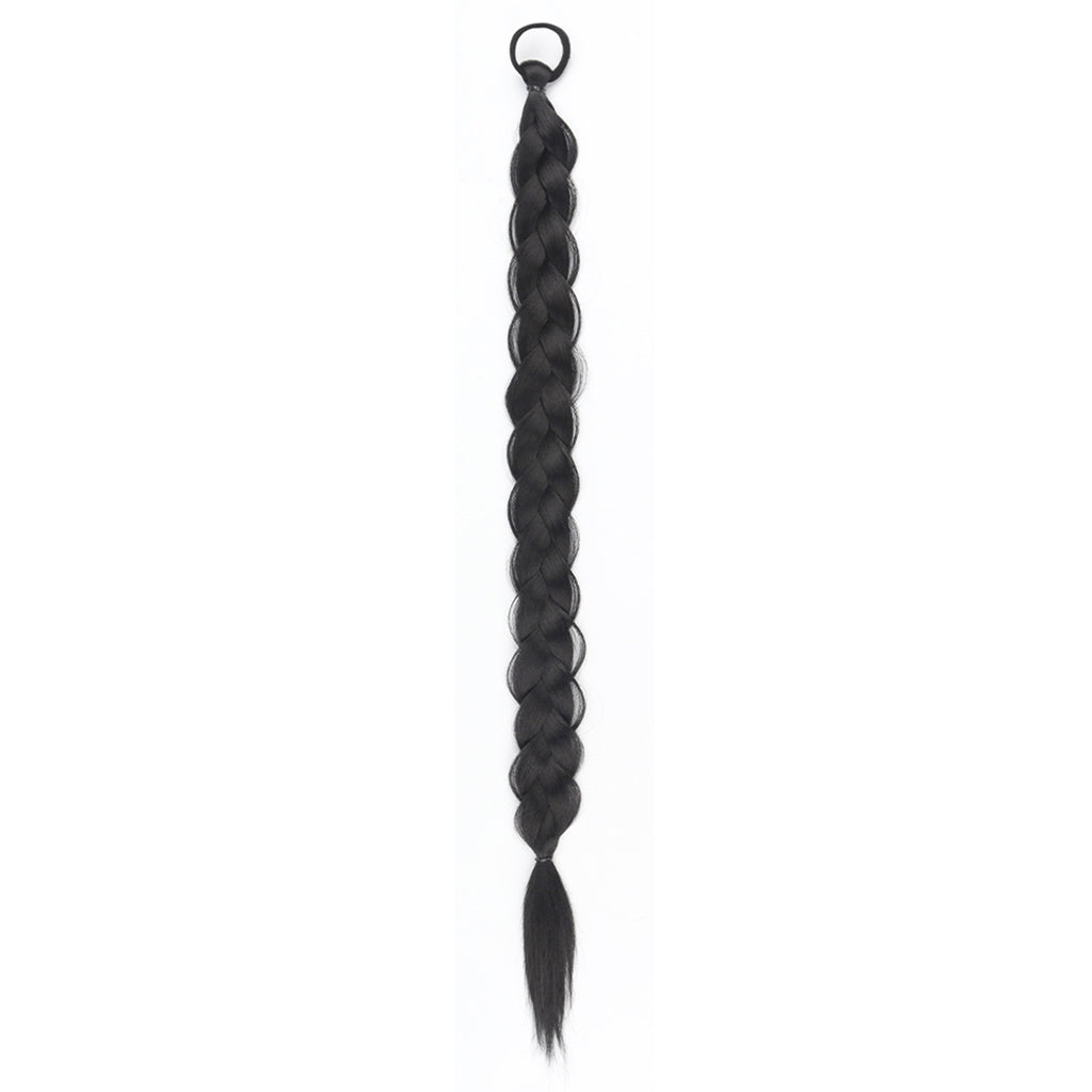 24-inch Women's Braid Hair Ring Horse Tail Strip Rubber Band Horse Tail - Unapologetic angel LLC