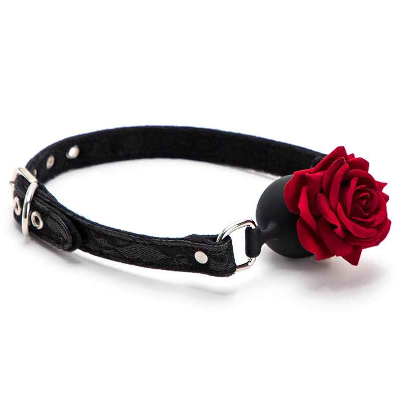 Rose Mouth Ball Silicone Mouth Plug