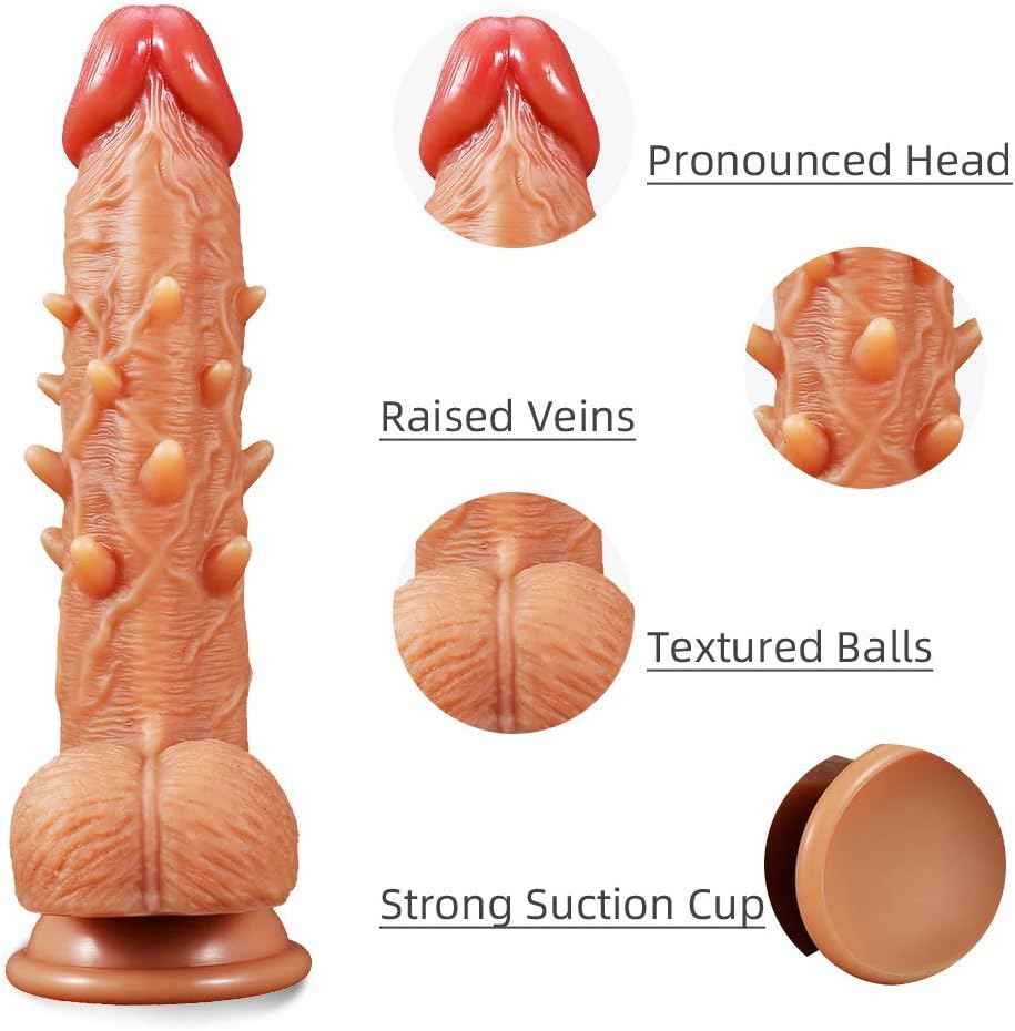 Popular Choice - 1 dildo Cover With Vibration Function, Flesh colored, Super Soft For Couples