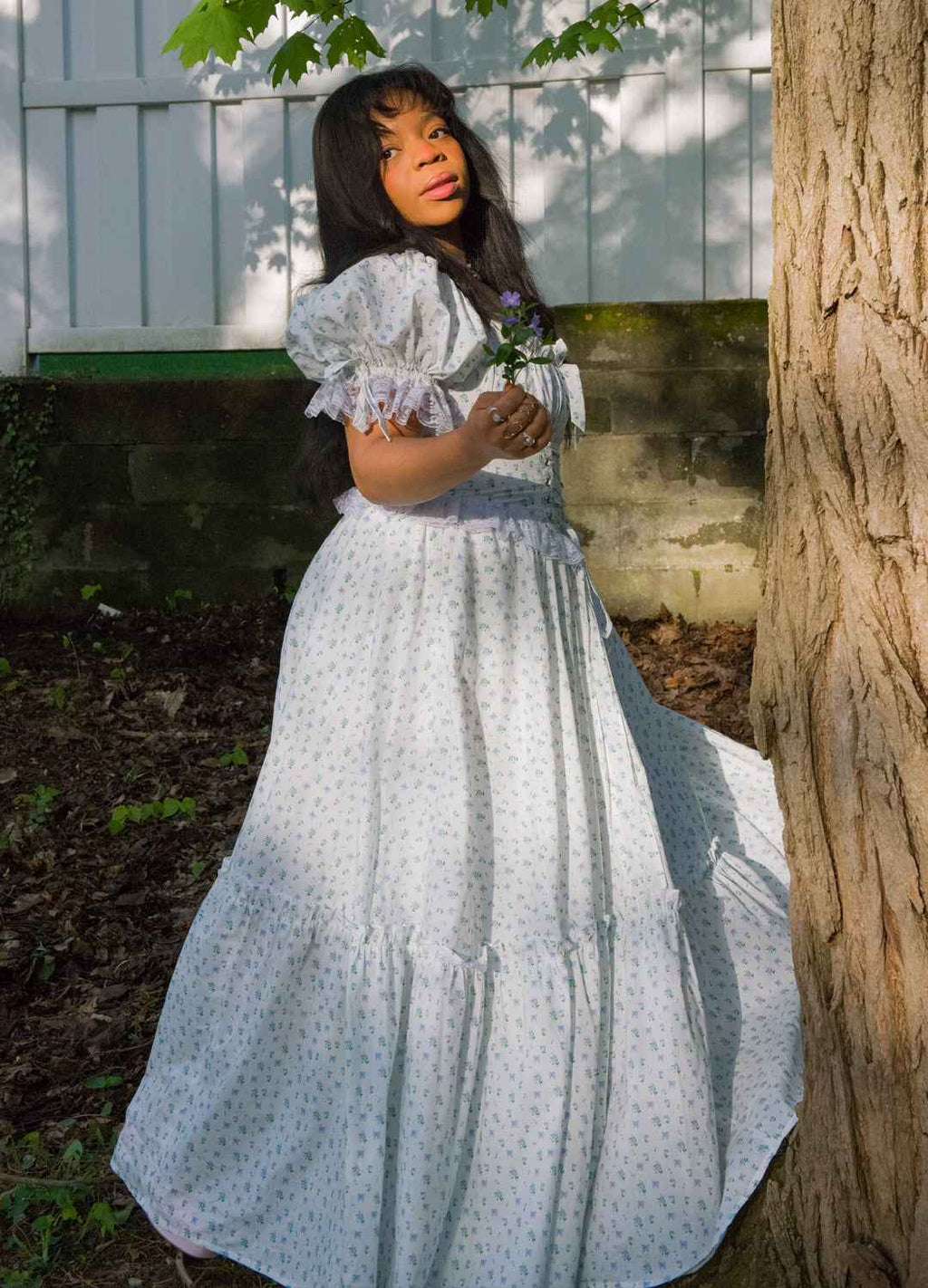 Blue Rose Princess Gown