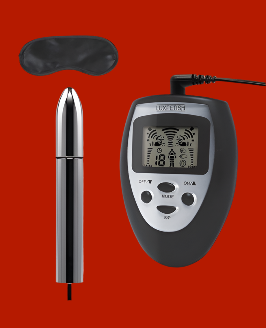 Lux Fetish Electro Sex Shock Wand w/Remote