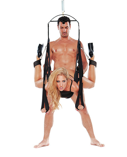 WhipSmart Bondage Pleasure Swing - Black - Unapologetic angel LLC