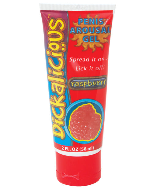 Dickalicious Penis Arousal Gel 2 oz - Raspberry - Unapologetic angel LLC
