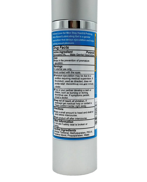 Endless Love For Men Stayhard & Prolong Lubricant - 1.7 oz - Unapologetic angel LLC