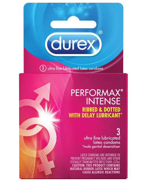 Durex Performance Intense Condom - Box of 3 - Unapologetic angel LLC