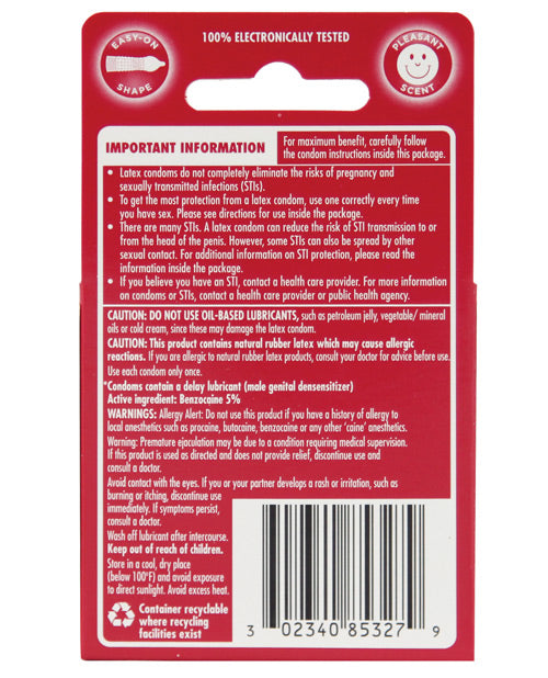 Durex Performance Intense Condom - Box of 3 - Unapologetic angel LLC