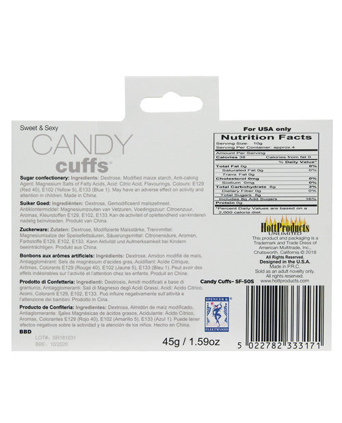 Candy Cuffs - Unapologetic angel LLC