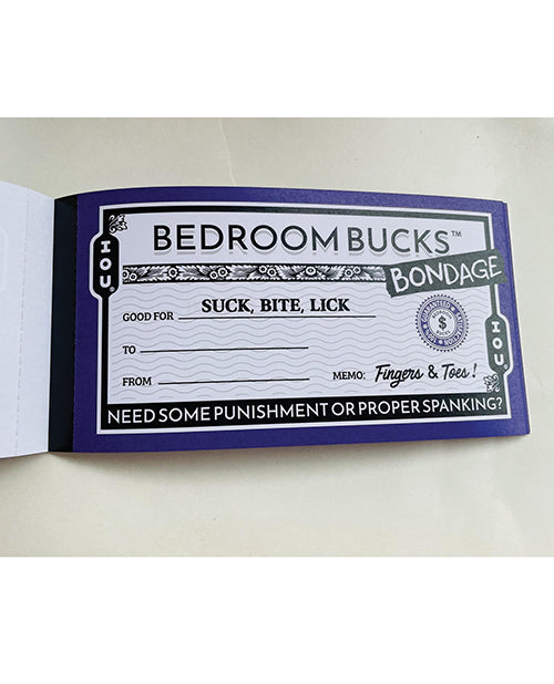 Bedroom Bondage Bucks - Unapologetic angel LLC