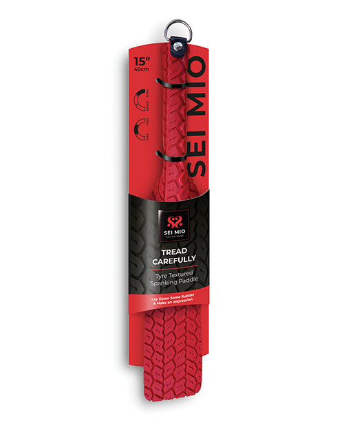Sei Mio Tyre Paddle Large - Red - Unapologetic angel LLC