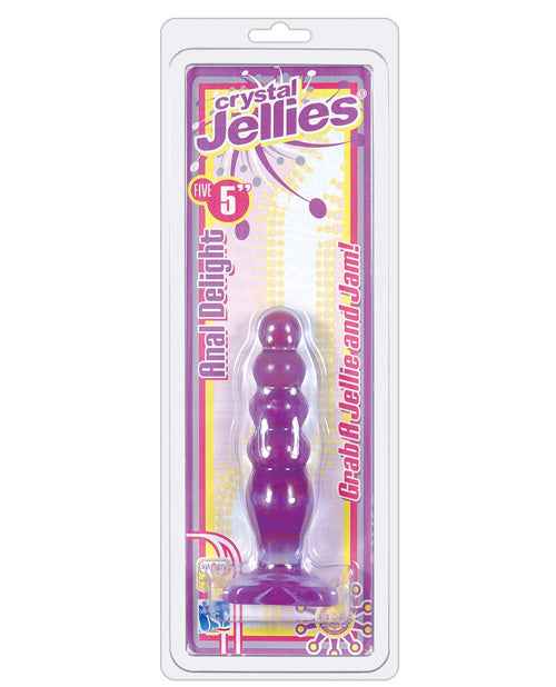 Crystal Jellies 5" Anal Delight - Purple