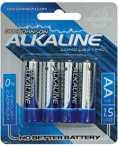 Doc Johnson Alkaline Batteries - AA 4 Pack - Unapologetic angel LLC
