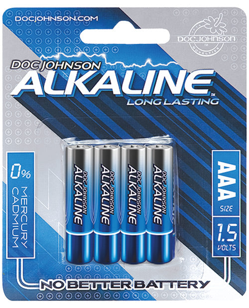 Doc Johnson Alkaline Batteries - AAA 4 Pack - Unapologetic angel LLC