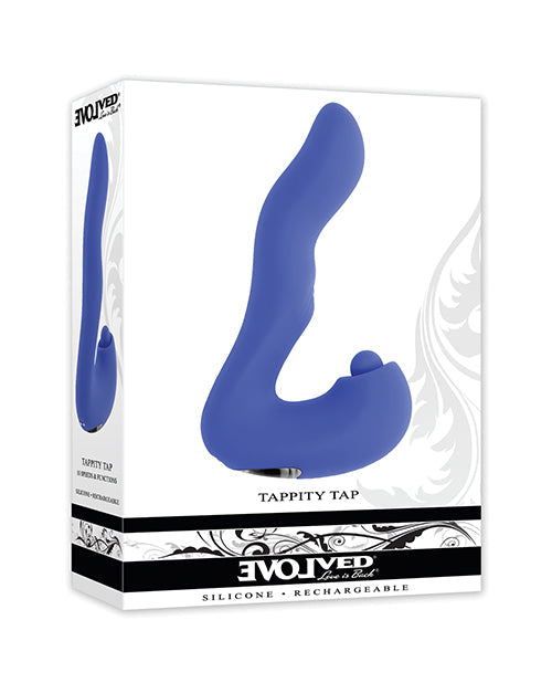 Evolved Tappity Tap Vibrator - Blue - Unapologetic angel LLC