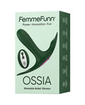 Femme Funn Remote Control Vibrator | Ossia Wearable Bullet Vibrator | Dark Green Small Vibrator - Unapologetic angel LLC
