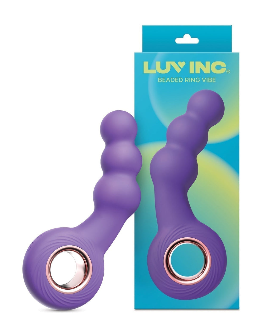 Luv Inc. Beaded Ring Vibrator - Purple - Unapologetic angel LLC