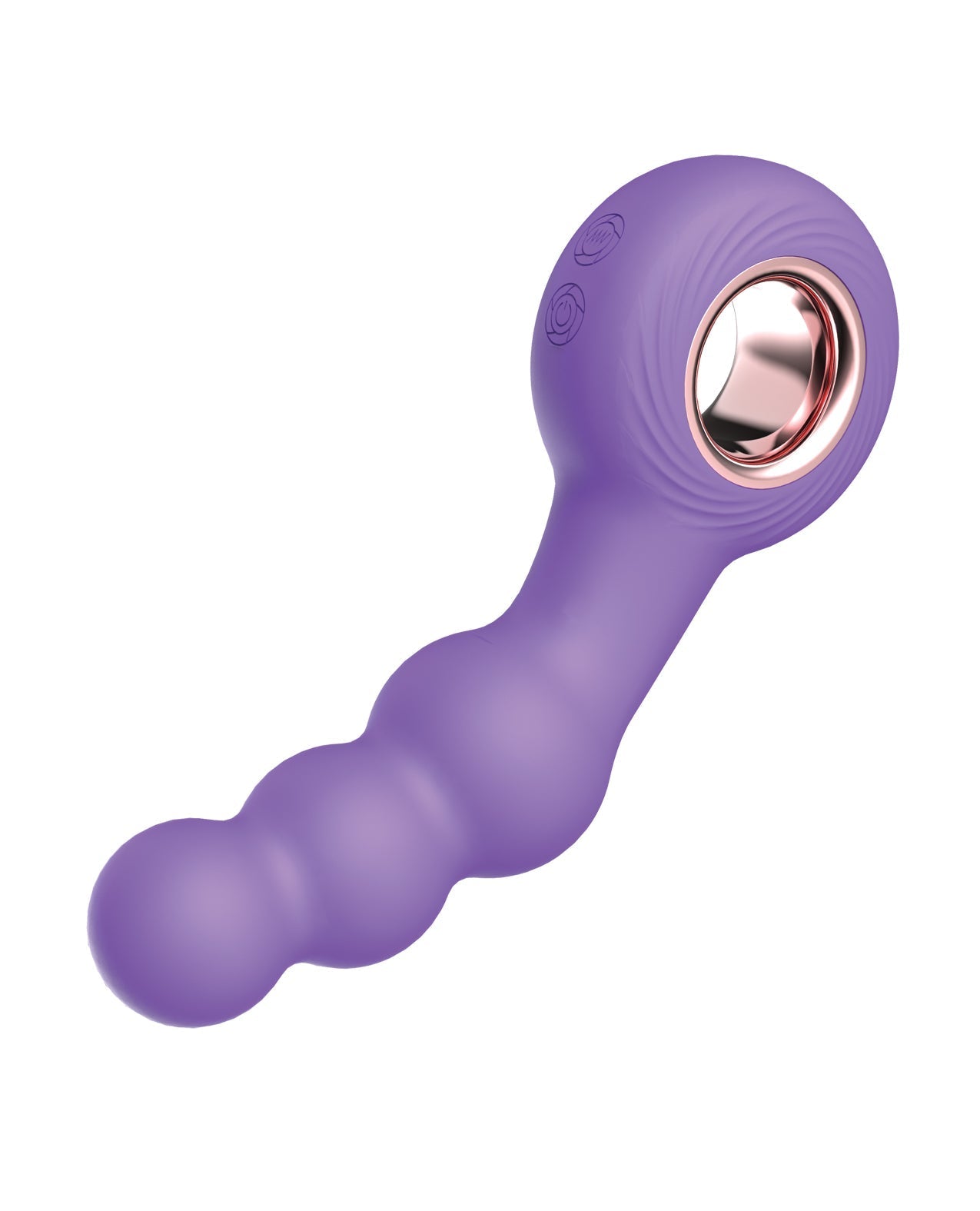 Luv Inc. Beaded Ring Vibrator - Purple - Unapologetic angel LLC
