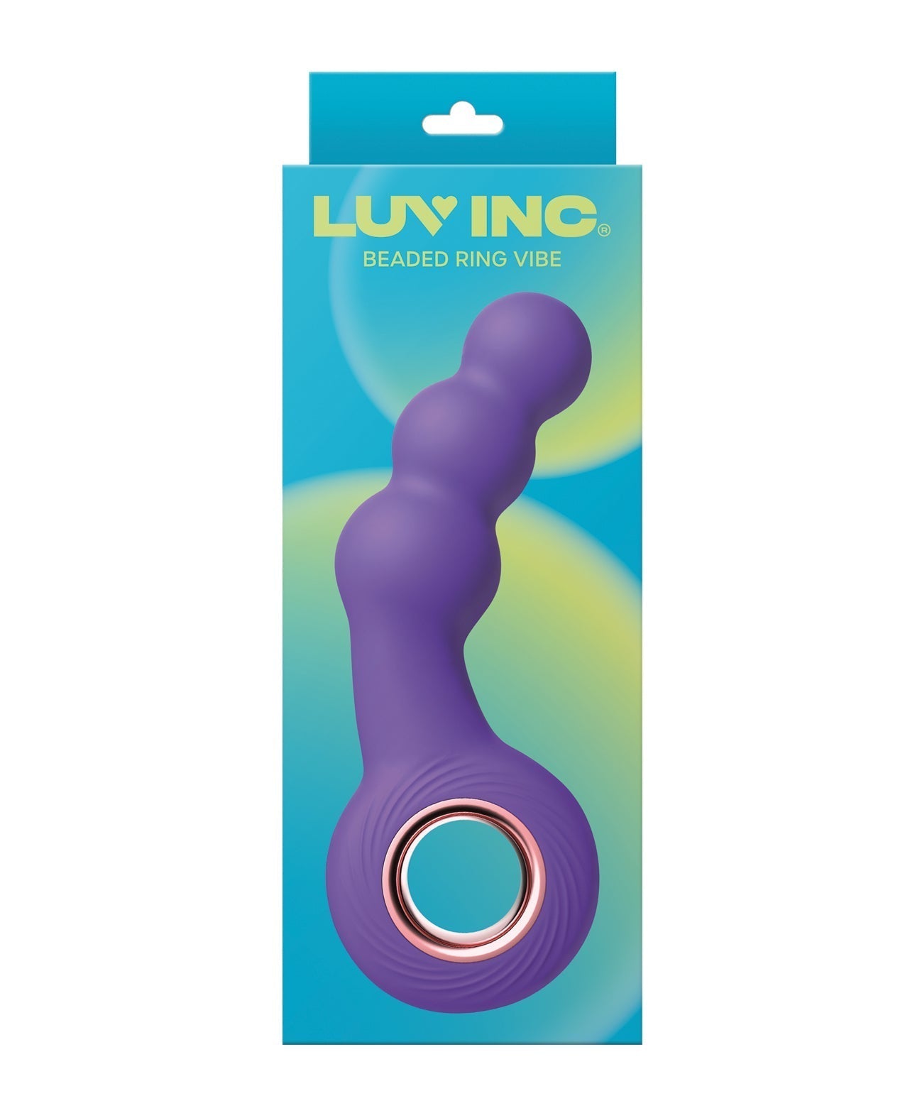Luv Inc. Beaded Ring Vibrator - Purple - Unapologetic angel LLC