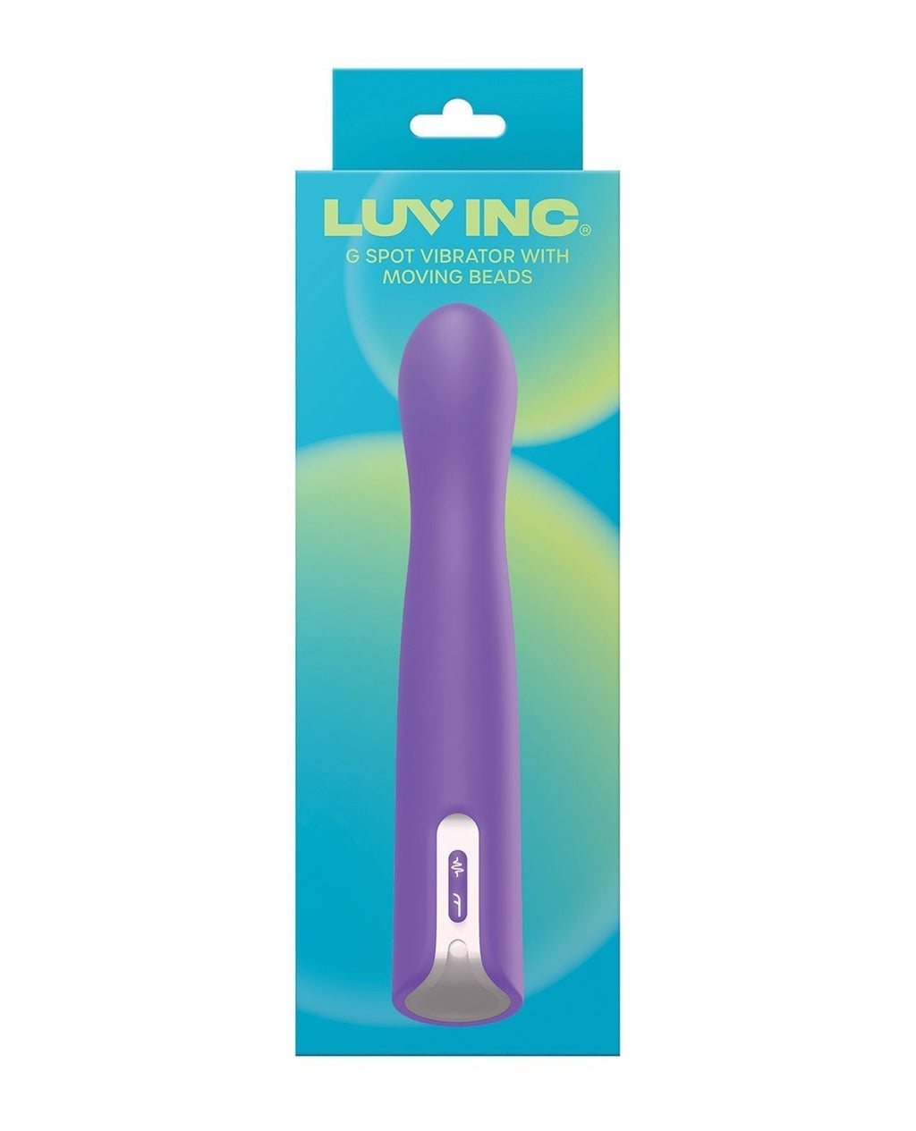 Luv Inc. G-Spot Vibrator w/Moving Beads - Purple - Unapologetic angel LLC