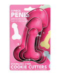Cookie Cutter Sets - 3 pc Penis - Unapologetic angel LLC