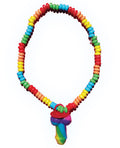 Rainbow Stretchy Cock Candy Necklace - Unapologetic angel LLC
