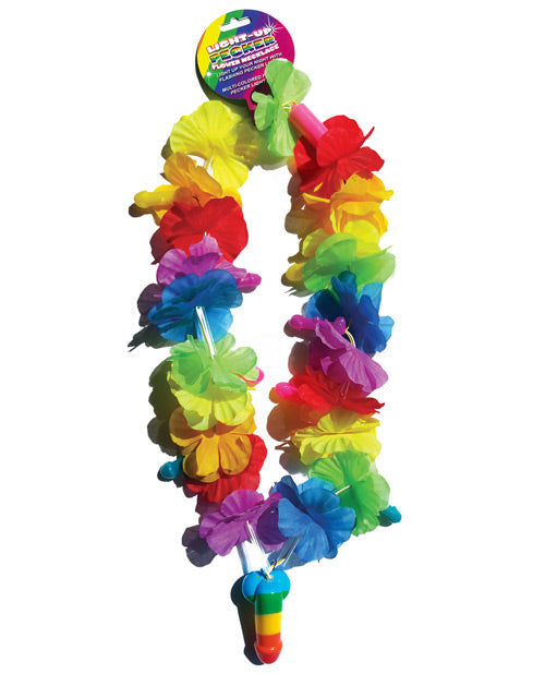 Rainbow Light Up Flower Pecker Necklace - Unapologetic angel LLC