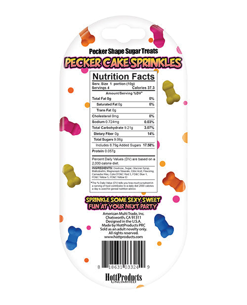 Pecker Cake Sprinkles Party Candy - Unapologetic angel LLC