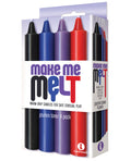 9's Make Me Melt Sensual Warm Drip Candles - Passion Tones Pack of 4 - Unapologetic angel LLC