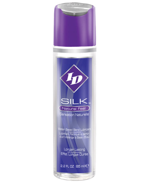 ID Silk Natural Feel Lubricant - 2.2 oz Flip Cap Bottle - Unapologetic angel LLC