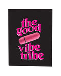 Good Vibe Tribe Naughty Greeting Card w/Rock Candy Vibrator & Fresh Vibes Towelettes - Unapologetic angel LLC