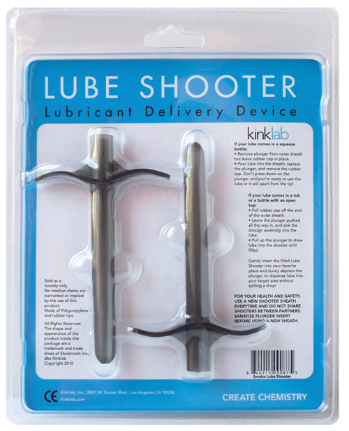 KinkLab Lube Shooter - Smoke - Unapologetic angel LLC