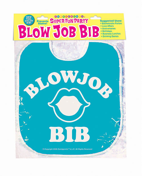 Blow Job Bib - Teal - Unapologetic angel LLC