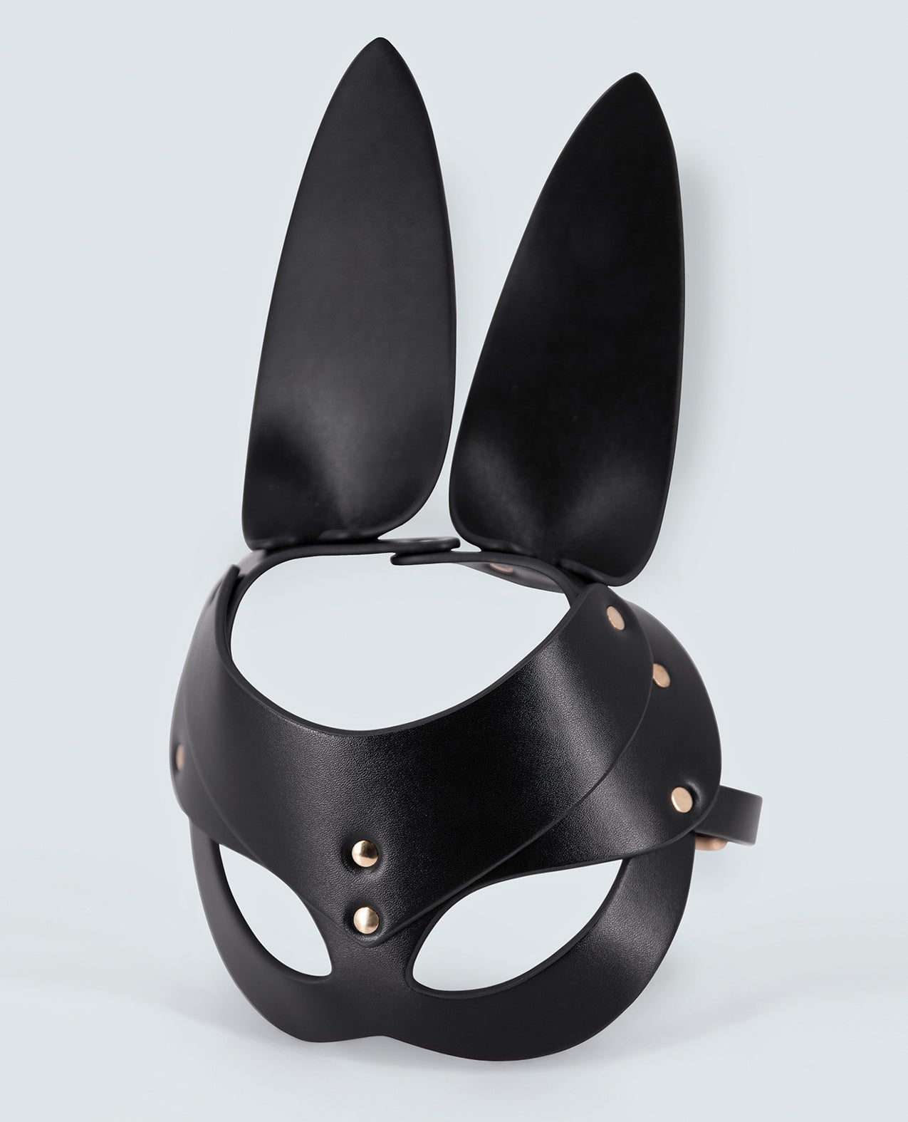 Lust PU Leather Bunny Mask - Black - Unapologetic angel LLC