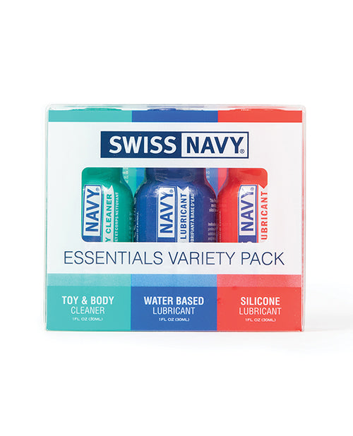 Swiss Navy Essentials Variety Pack of 3 - 1 oz - Unapologetic angel LLC