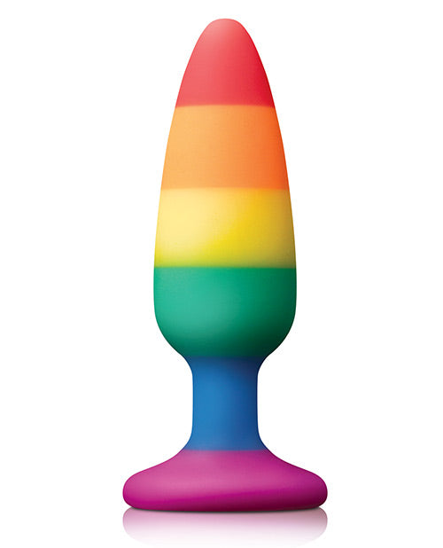 Colours Pride Edition Pleasure Plug Medium - Rainbow - Unapologetic angel LLC