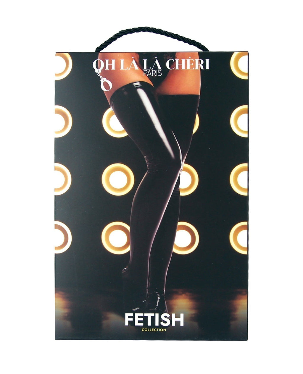 FETISH Vinyl Thigh Highs  Black LG - Unapologetic angel LLC