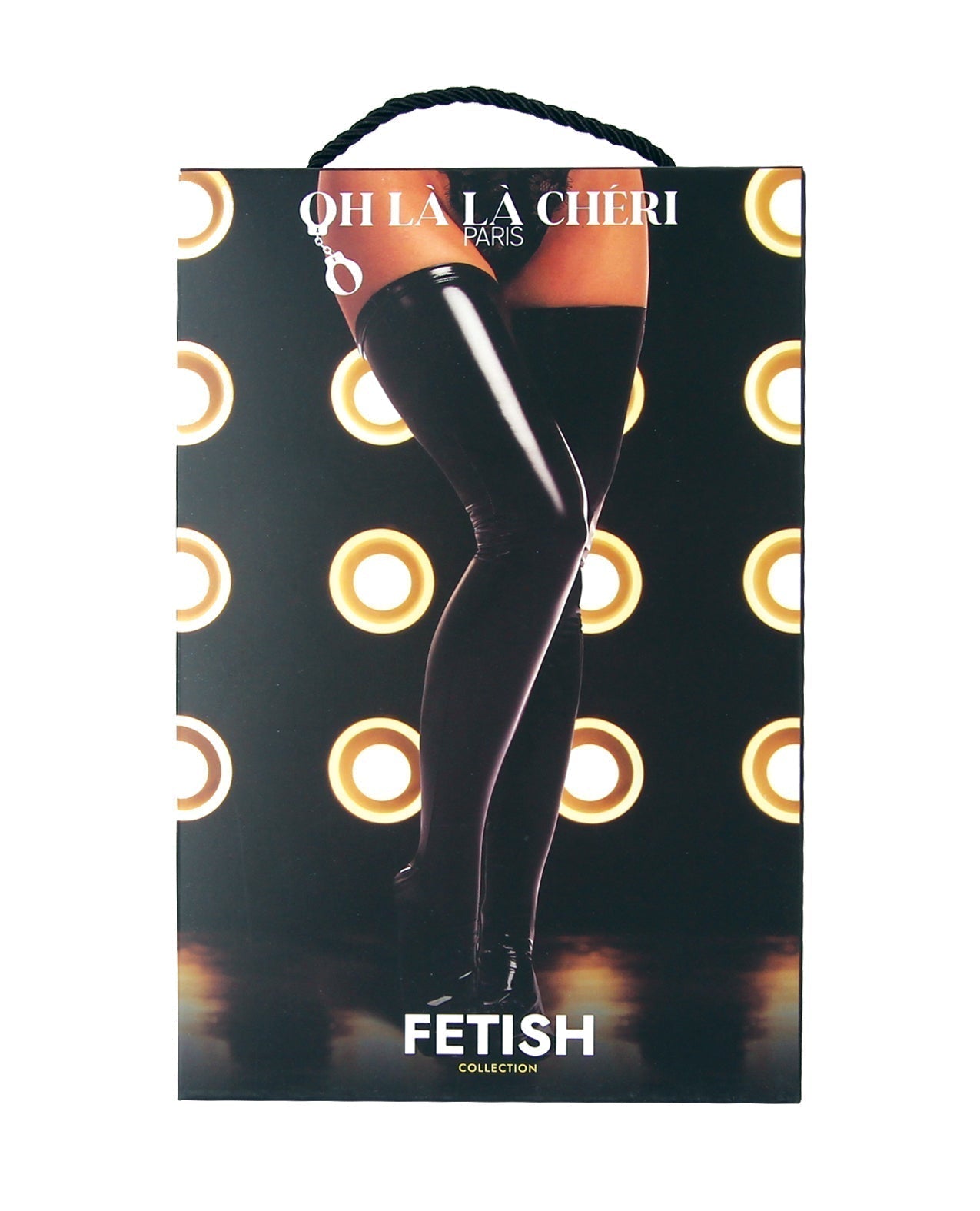 FETISH Vinyl Thigh Highs  Black LG - Unapologetic angel LLC