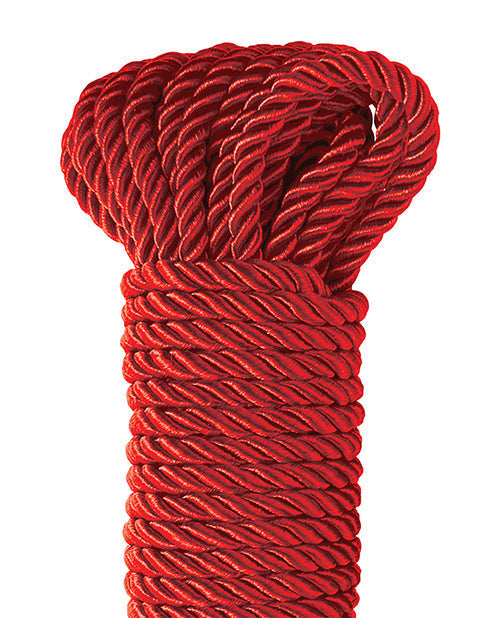 Fetish Fantasy Series Deluxe Silk Rope - Red - Unapologetic angel LLC