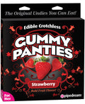 Edible Crotchless Gummy Panty - Strawberry - Unapologetic angel LLC