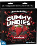 Edible Male Gummy Undies - Strawberry