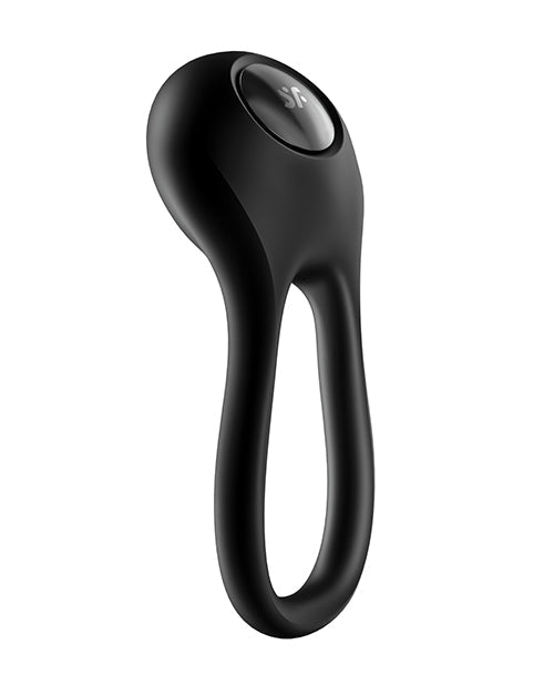 Satisfyer Majestic Duo Ring Vibrator - Black - Unapologetic angel LLC
