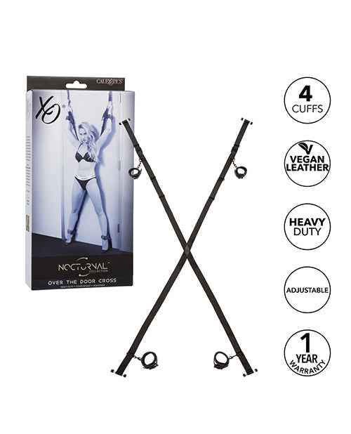 Nocturnal Collection Over the Door Cross - Black
