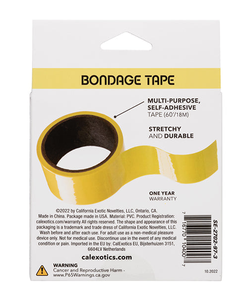 Boundless Bondage Tape - Yellow - Unapologetic angel LLC