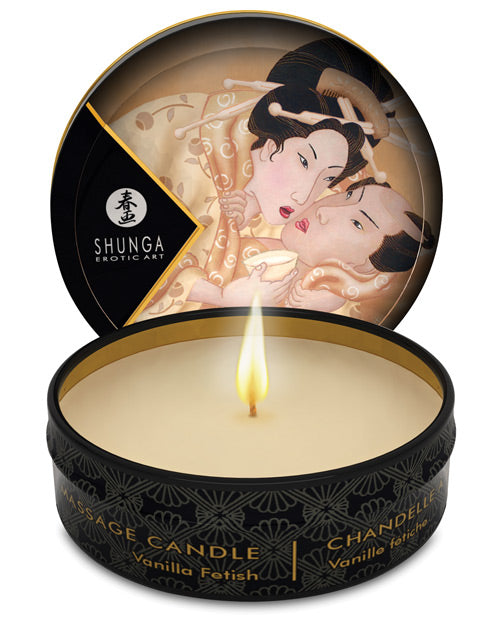 Shunga Desire Mini Candlelight Massage Candle - 1 oz Vanilla - Unapologetic angel LLC