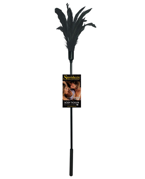 Sportsheets Body Tickler Starburst Feather - Black - Unapologetic angel LLC