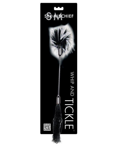 Sex & Mischief Whip & Tickle - Black/White - Unapologetic angel LLC